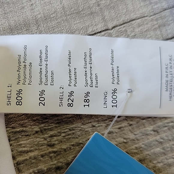 Women's Color Purple White Block Tie Side One Piece Swimsuit Size Midium - Picture 13 of 13